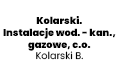 Kolarski. Instalacje wod. - kan., gazowe, c.o. Kolarski B.