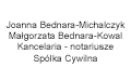 Joanna Bednara-Michalczyk Małgorzata Bednara-Kowal Kancelaria Notarialna Spólka Cywilna