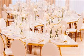 organizacja stołów glamour