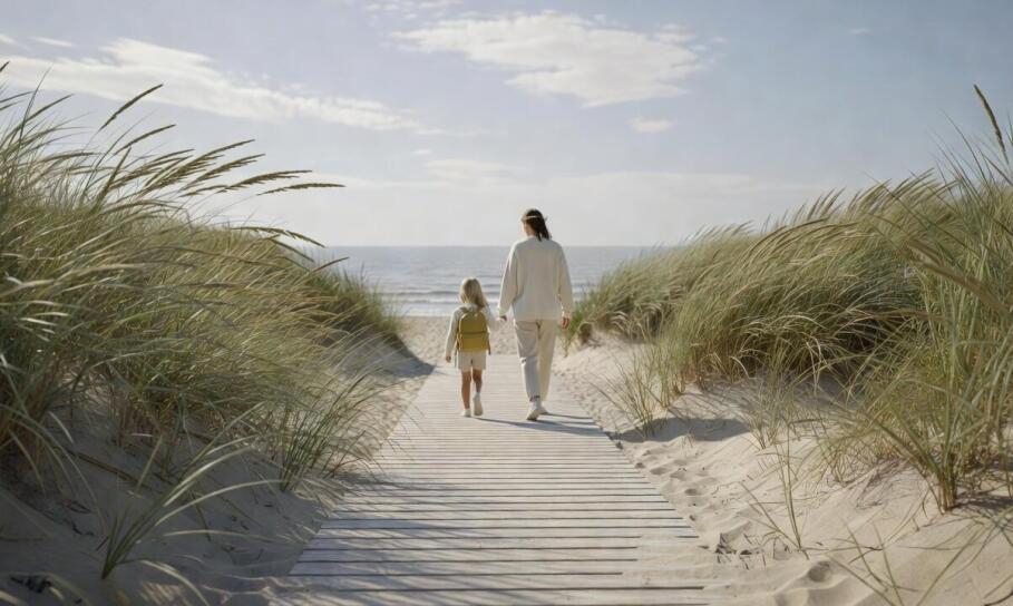 Rodzinny plan dnia w Mielnie, gdy trzeba pogodzić plażę, promenadę i Jamno bez pośpiechu