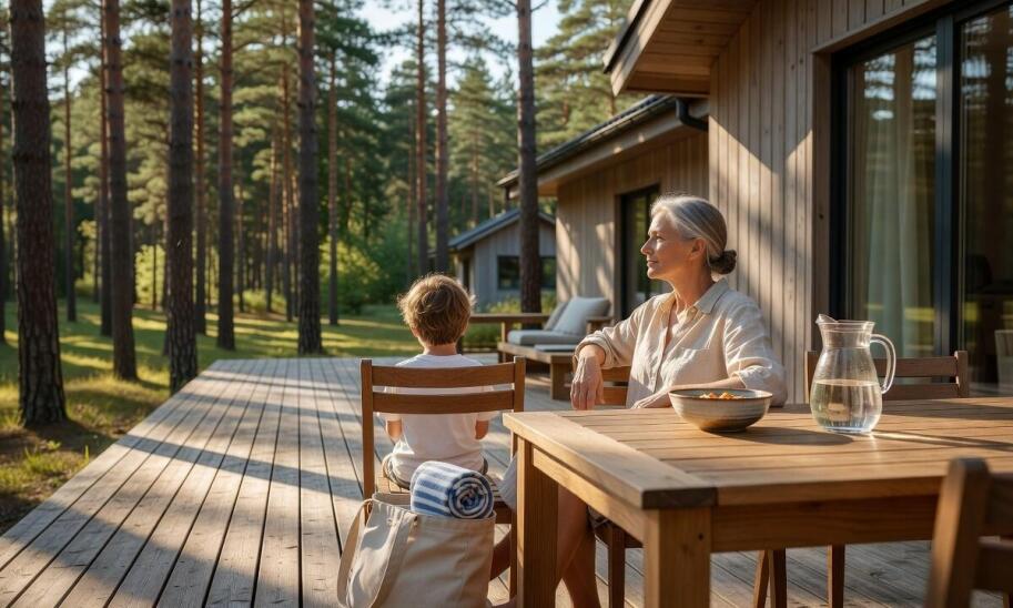 Jak stałe posiłki i bliskość plaży wpływają na komfort pobytu rodzin oraz seniorów w Łazach