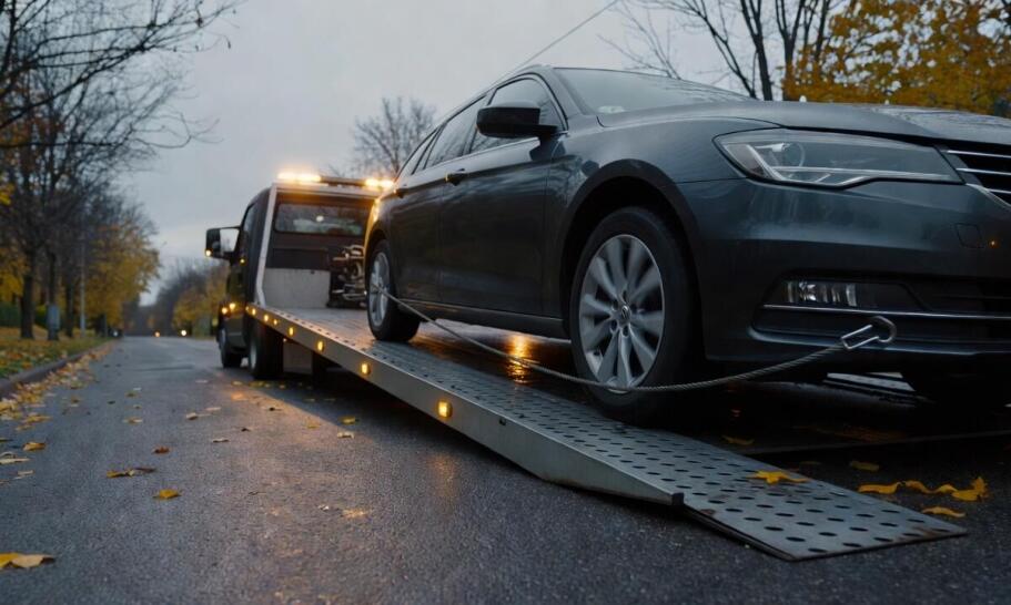 Po awarii zawieszenia lub napędu — dlaczego transport na platformie ogranicza dalsze szkody