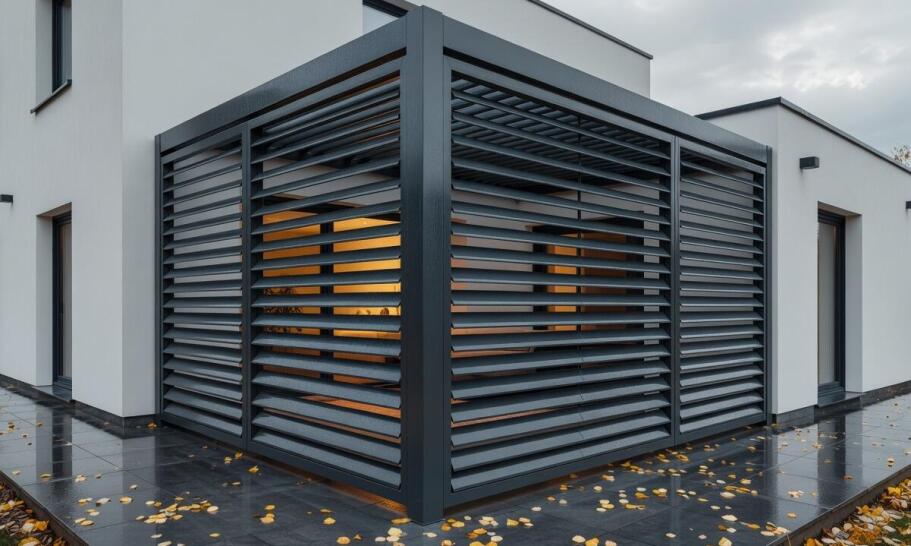 Pergola lamelowa czy materiałowa — jak sprawdza się na tarasie w polskim klimacie