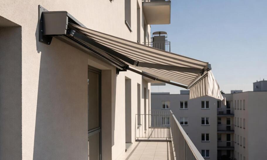 Balkon w bloku a markiza: co ogranicza montaż i trwałość osłony