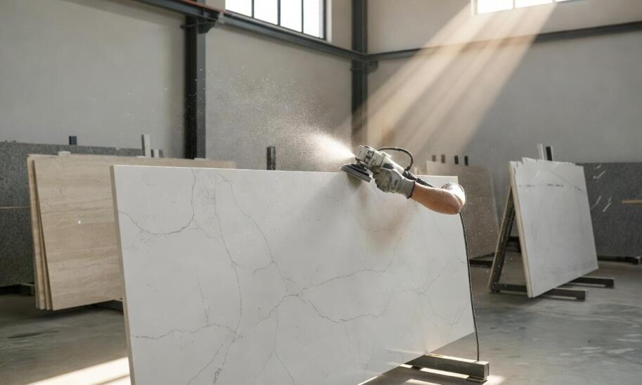 Od naturalnych minerałów do wielkoformatowej płyty — jak powstaje i co potrafi znieść spiek kwarcowy
