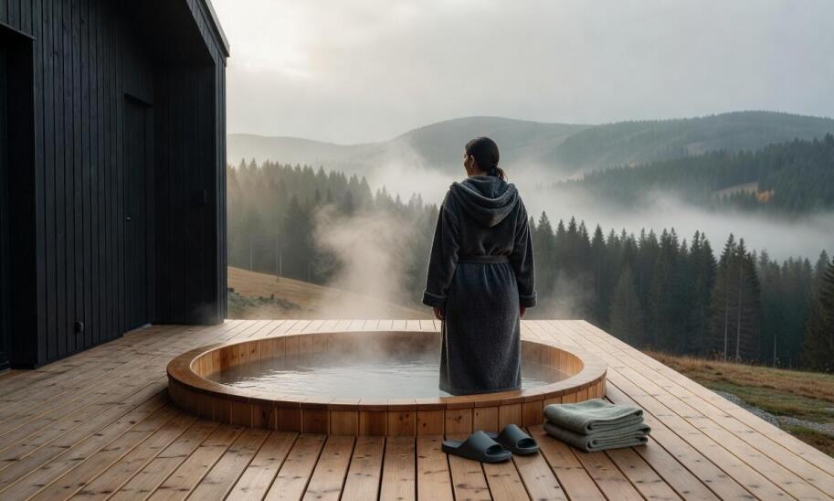 Co spakować i jak zaplanować wyjazd, gdy główną atrakcją noclegu jest plenerowe jacuzzi z widokiem