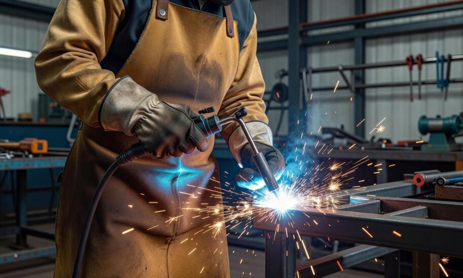 Skóra czy tkanina trudnopalna — jak materiał fartucha wpływa na ochronę spawacza w różnych warunkach pracy