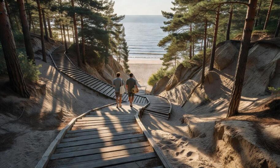 Jak czytać deklarację bliskości plaży w Jastrzębiej Górze, gdy liczy się dojście