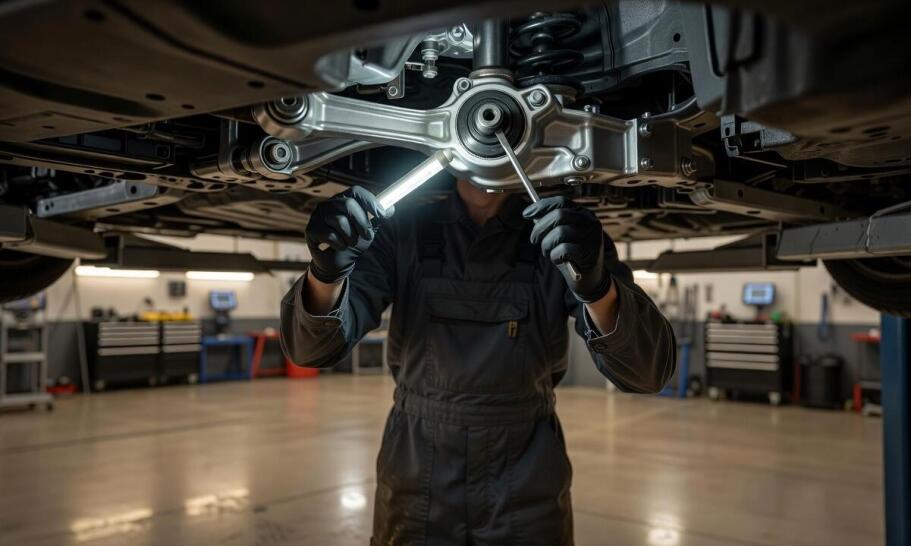 Stuki, ściąganie i nierówne zużycie opon w VAG i BMW — co oznaczają