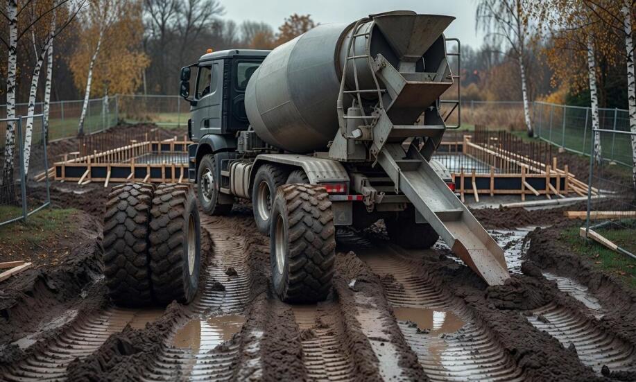 Gdy wjazd na działkę ogranicza rozładunek mieszanki — co sprawdzić przed dostawą
