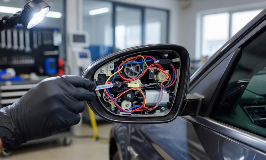 Kiedy uszkodzenie lusterka wymaga naprawy mechanicznej, elektrycznej albo wymiany elementu