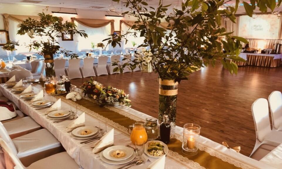 Sala weselna – miejsce wspaniałej zabawy