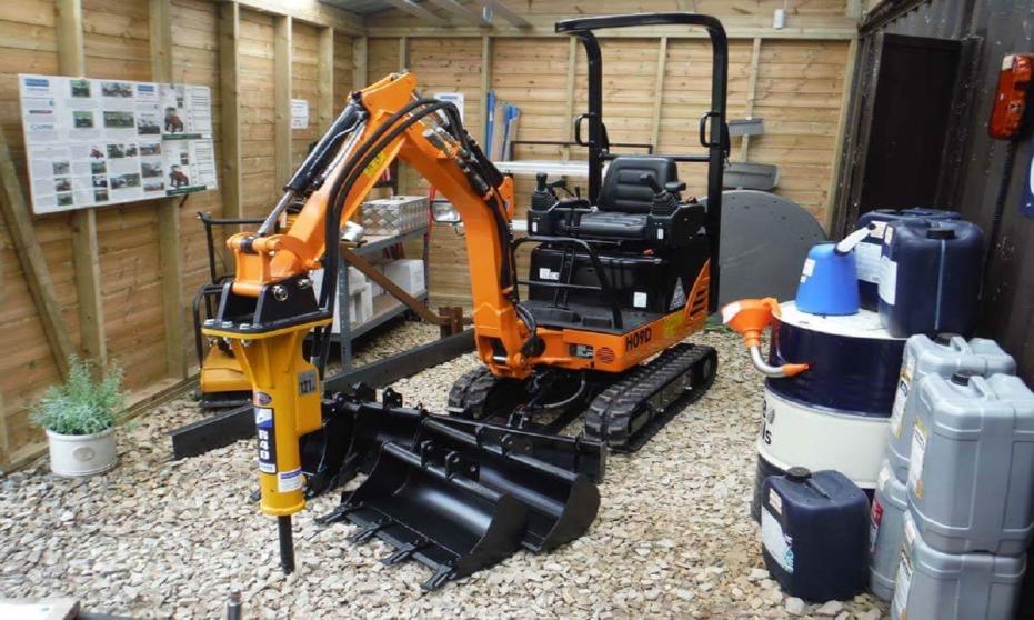 Możliwości użytkowe młotów hydraulicznych Możliwości użytkowe młotów hydraulicznych