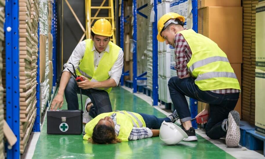 Jak ocenić szkolenie pierwszej pomocy, gdy załoga pracuje w magazynie i na produkcji