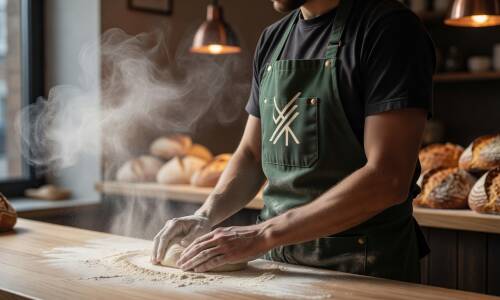 Fartuch z nadrukiem w gastronomii i na eventach — jak materiał, nadruk i pielęgnacja wpływają na efekt