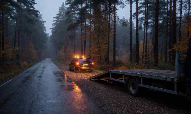 Gdy naprawa na miejscu nie wystarczy: objawy, po których auto powinno trafić na lawetę