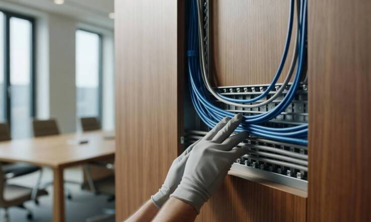 Jak zaplanować integrację nagłośnienia, ekranów i sterowania z instalacją elektryczną w domu lub biurze