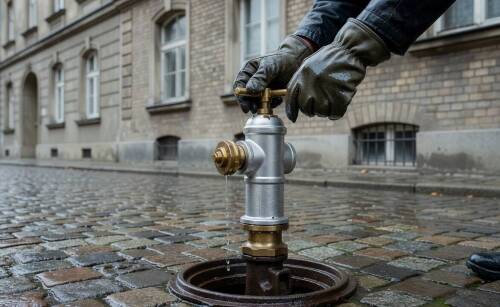Eksploatacja podziemnych punktów czerpalnych — wpływ stojaka hydrantowego na stabilność poboru wody w sieci
