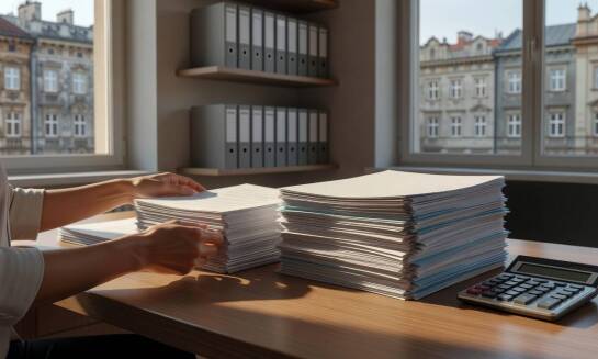 Jak forma opodatkowania i liczba dokumentów wpływają na miesięczne koszty obsługi księgowej firmy