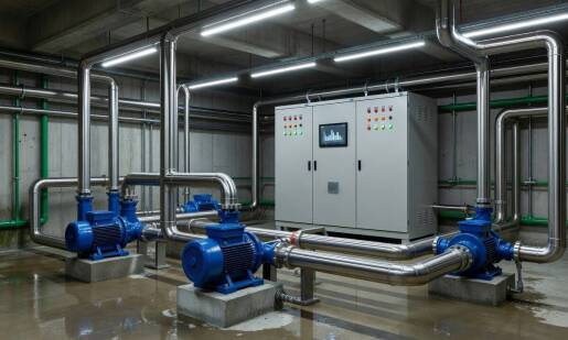 Zintegrowany obieg w fontannie interaktywnej — dlaczego stabilność instalacji wymaga spojrzenia na technologię jako jedną całość