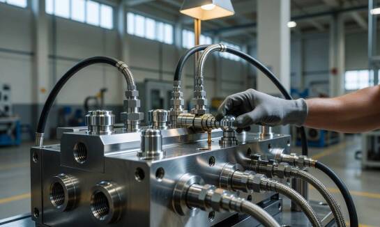 Mechanizm działania zaworów kierunkowych, ciśnieniowych oraz przepływowych w maszynach produkcyjnych
