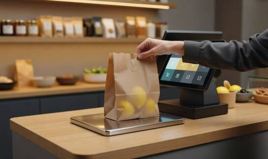 Komputer POS jako centralny punkt stanowiska kasowego — mechanizm wymiany danych między wagą a systemem fiskalnym