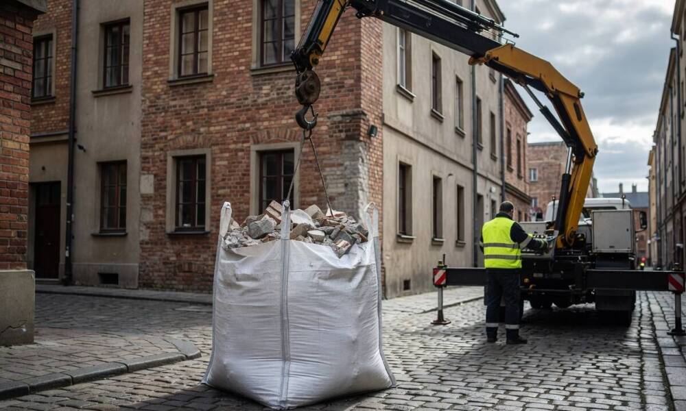 Procedura wywozu pełnego worka z gruzem — harmonogram działań logistycznych po zgłoszeniu gotowości