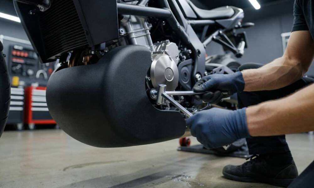 Jak fizyka chroni ramę motocykla podczas szlifu — dlaczego budowa i materiał ślizgaczy mają kluczowe znaczenie