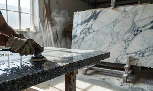 Różnice w twardości i porowatości kamienia — dlaczego granit trafia na blaty kuchenne, a marmur na reprezentacyjne schody