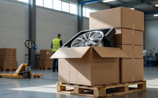 Jak pośrednik kurierski obsługuje wysyłkę gotowych felg aluminiowych z fabryki do odbiorców B2B
