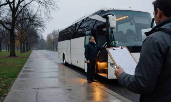 Kto odpowiada za bezpieczeństwo grupy przy wynajmie autokaru i co trzeba ustalić przed wyjazdem