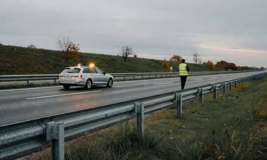 Kiedy różnice między drogami klasy A i S stają się istotne przy awarii lub postoju