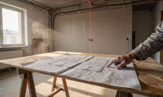Jak projekt wnętrza przekłada się na pracę ekipy podczas realizacji mieszkania