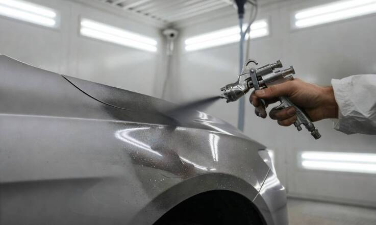 Jak przygotowanie podłoża, dobór koloru i utwardzanie wpływają na lakierowanie auta