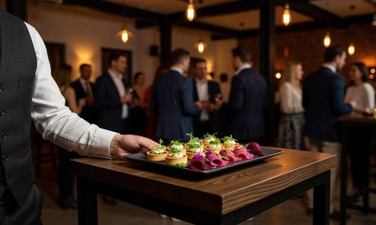 Bufet, obsługa kelnerska i finger food — jak forma podania zmienia przebieg przyjęcia