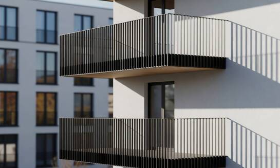 Jak wzór wypełnienia stalowej balustrady zmienia odbiór elewacji w budynku wielorodzinnym