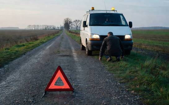 Co przygotować w pojeździe i przy maszynie, gdy laweta jest już w drodze