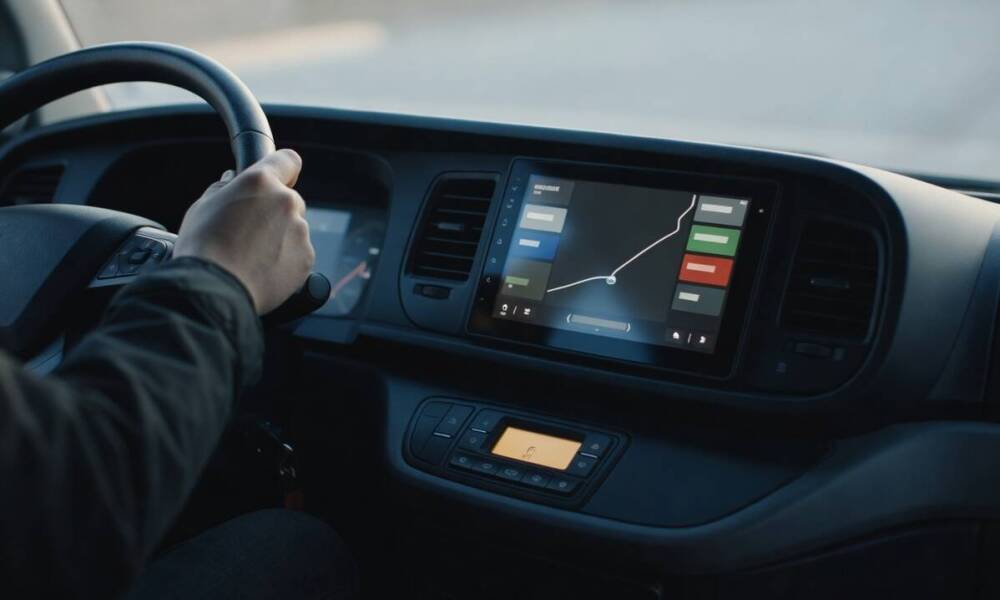Jak urządzenie GPS w pojeździe pobiera dane z czujników i tworzy zapis jazdy