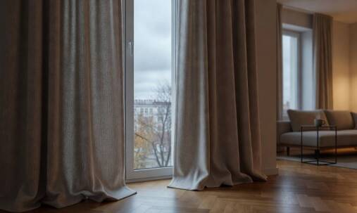 Jak zasłony ograniczają hałas i utratę ciepła przy oknach