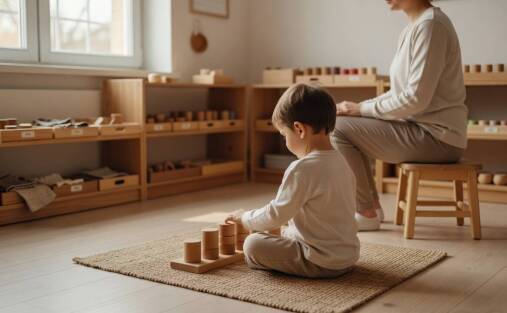 Podział ról dorosłych w sali integracyjnej Montessori z codziennym angielskim
