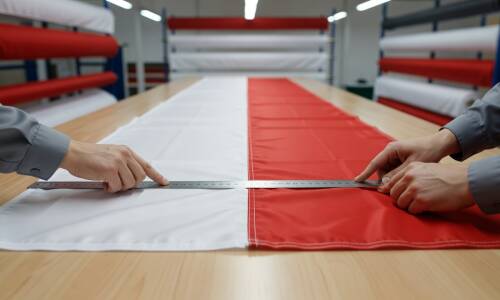 Jak producent sprawdza zgodność flag państwowych z przepisami przed przekazaniem ich odbiorcy