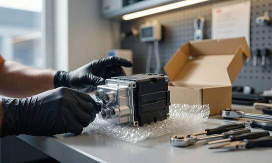 Jak przygotować pompę ABS z błędem C1310 do wysyłki na diagnozę
