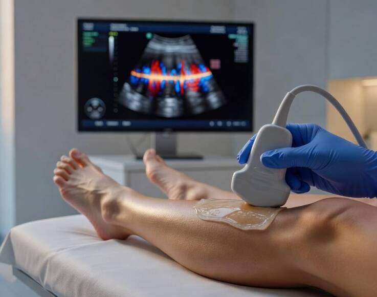 Od ciężkości nóg do obrzęków — kiedy objawy żylne wymagają badania Doppler