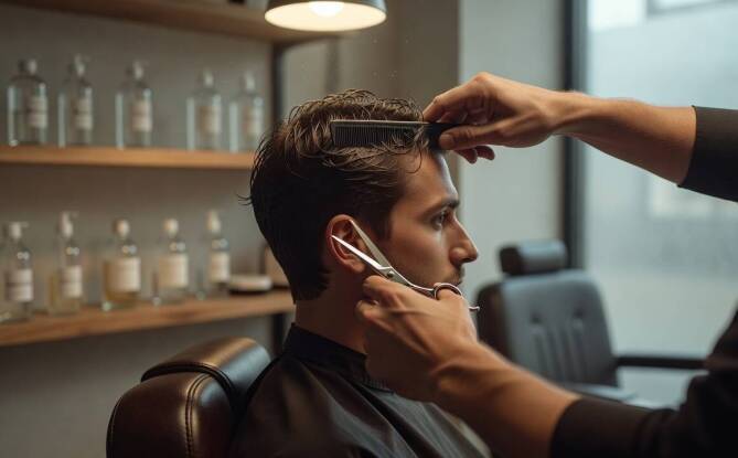 Jak barber przekłada ogólny pomysł klienta na konkretną linię cięcia i długość włosów