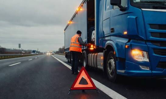 Jakie awarie układów ciężarówki da się usunąć w trasie bez holowania