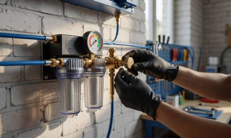 Co składa się na układ sprężonego powietrza dopasowany do warsztatu i małej produkcji