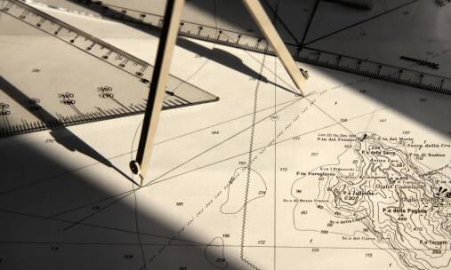 Rodzaje morskich map nawigacyjnych