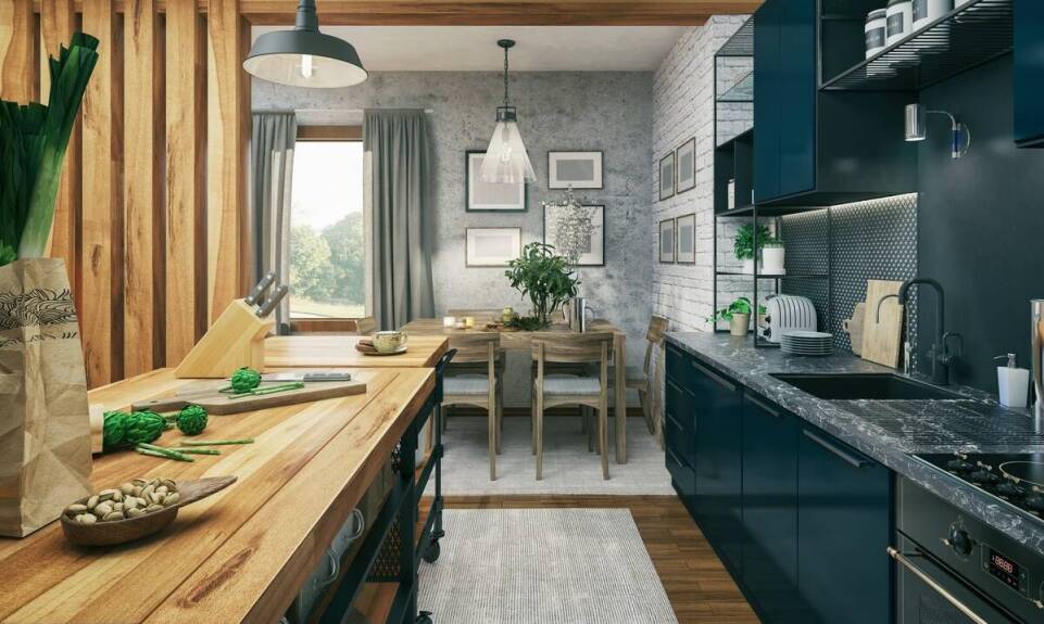 Porady dotyczące organizacji przestrzeni w kuchni i jadalni