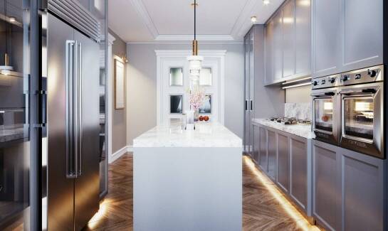 Kuchnie z wyspą: zalety i wady takiego rozwiązania