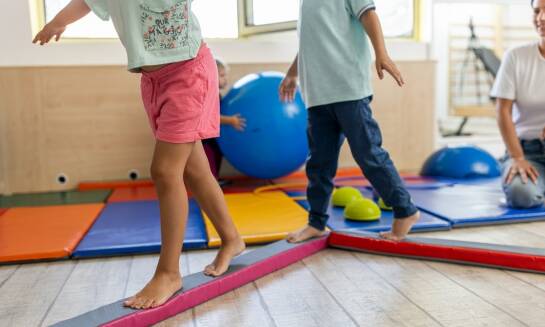 Gimnastyka dla dzieci w Żłobku Krasnoludki w Krakowie